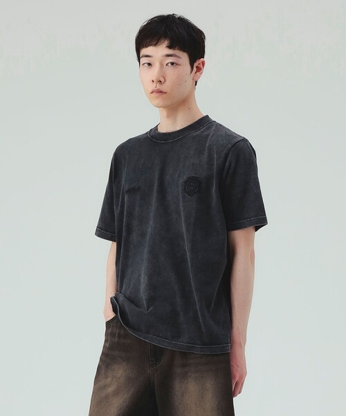 BEAMS HEART(ビームスハート)の「【7/16値下げ】フットボール エンブレム 刺繍 Tシャツ(ユニセックス)(Tシャツ/カットソー・メンズ・ブラウン/ブラック・MEDIUM/LARGE/SMALL)」の5枚目の写真