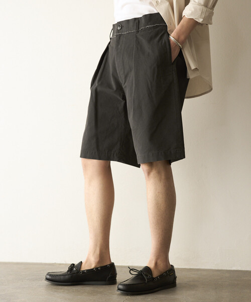 Firsthand(ファーストハンド)の「Firsthand/ファーストハンド チノ バミューダ ショーツ / コットン チノ パンツ(チノパンツ・メンズ・カーキ/チャコールグレー・LARGE/MEDIUM)」の22枚目の写真