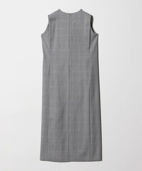 UNITED ARROWS(ユナイテッドアローズ)の「<CINOH>Vネック ドレス(ワンピース・レディース・グレー系・36)」の2枚目の写真