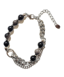 BYBE（ヴァイブ）の「Layered black beads bracelet（ブレスレット）」
