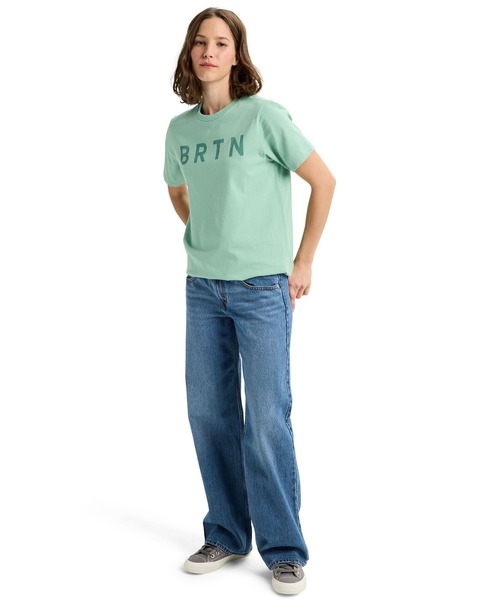 BURTON(バートン)の「BRTN ショートスリーブ Tシャツ(Tシャツ/カットソー・メンズ・ライトグリーン・S/L/M)」の2枚目の写真