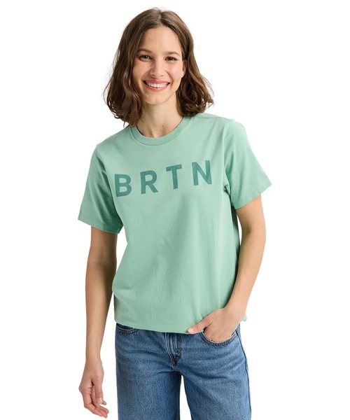 BURTON(バートン)の「BRTN ショートスリーブ Tシャツ(Tシャツ/カットソー・メンズ・ライトグリーン・S/L/M)」の4枚目の写真