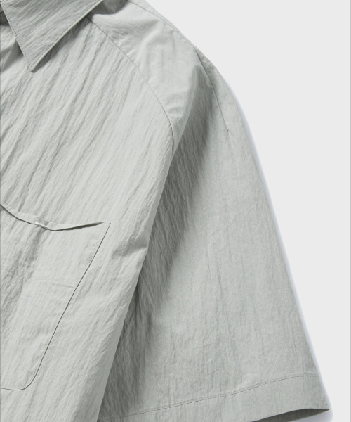 NONBLANK(ノンブランク)の「ネイチャーリングクルハーフスリーブシャツ _ミント(シャツ/ブラウス・メンズ・その他・MEDIUM/LARGE/X-LARGE)」の5枚目の写真