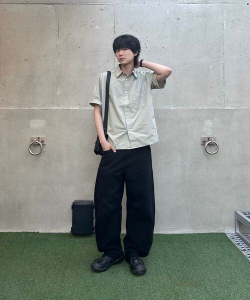 NONBLANK(ノンブランク)の「ネイチャーリングクルハーフスリーブシャツ _ミント(シャツ/ブラウス・メンズ・その他・MEDIUM/LARGE/X-LARGE)」の12枚目の写真