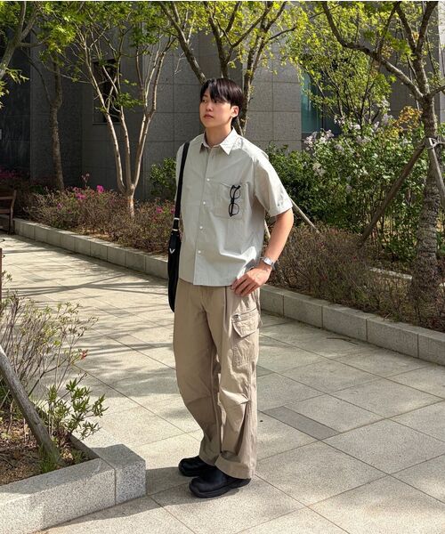 NONBLANK(ノンブランク)の「ネイチャーリングクルハーフスリーブシャツ _ミント(シャツ/ブラウス・メンズ・その他・MEDIUM/LARGE/X-LARGE)」の14枚目の写真