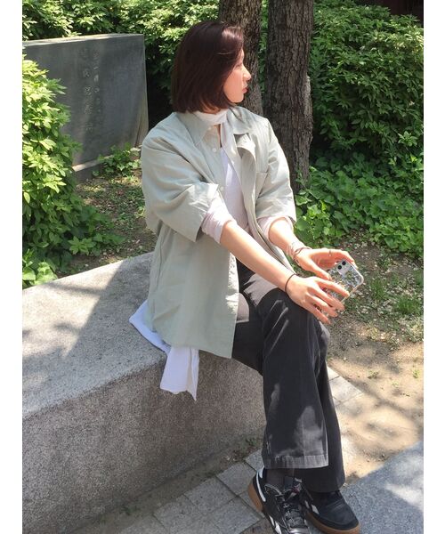 NONBLANK(ノンブランク)の「ネイチャーリングクルハーフスリーブシャツ _ミント(シャツ/ブラウス・メンズ・その他・MEDIUM/LARGE/X-LARGE)」の16枚目の写真