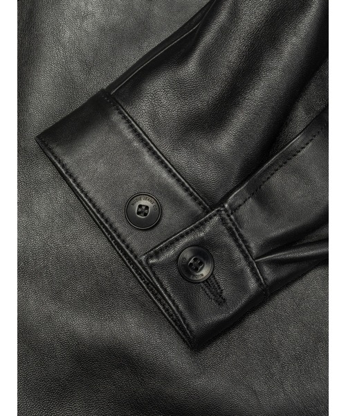 Nudie Jeans(ヌーディージーンズ)の「Nudie Jeans/ヌーディージーンズ Blake Zip Jacket Leather / ジップジャケット Black(ライダースジャケット・メンズ・ブラック・M/L/XL)」の5枚目の写真
