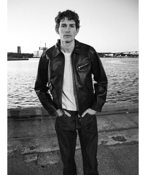 セール】Nudie Jeans/ヌーディージーンズ Blake Zip Jacket Leather