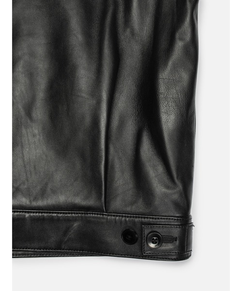 Nudie Jeans(ヌーディージーンズ)の「Nudie Jeans/ヌーディージーンズ Blake Zip Jacket Leather / ジップジャケット Black(ライダースジャケット・メンズ・ブラック・M/L/XL)」の10枚目の写真