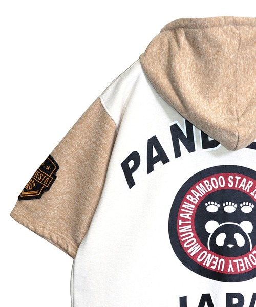 PANDIESTA(パンディエスタ)の「ミリタリー切替ZIPパーカー(M2)(パーカー・メンズ・アイボリー/ブラック・M/L/XL/XXL)」の14枚目の写真