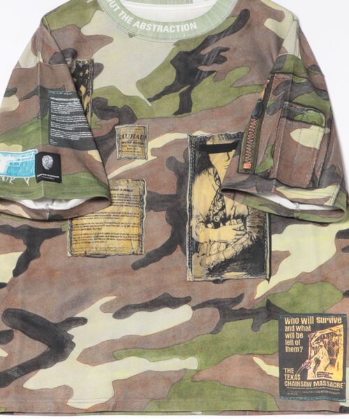 セール】【TALKING ABOUT THE ABSTRACTION】ART RPRICA TEE2 / ROF