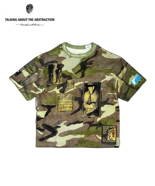 セール】【TALKING ABOUT THE ABSTRACTION】ART RPRICA TEE2 / ROF