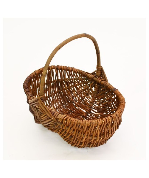 ラタンハウス（ラタンハウス）の「BARK BASKET OVAL 楕円 皮付き柳 バスケット（かごバッグ・レディース・マルチ・FREE）」の4枚目の写真