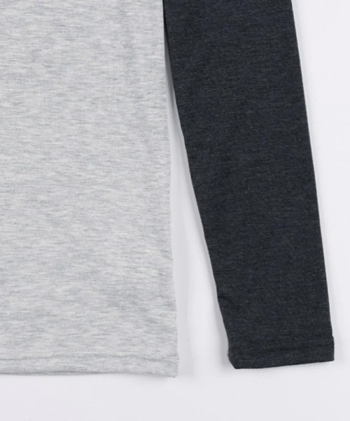 FANCY CLUB(ファンシークラブ)の「【FANCY CLUB】HEAVENLY OFF-SHOULDER LONG SLEEVE / 【ファンシークラブ】ヘブンリーオフショルダー長袖Tシャツ(Tシャツ/カットソー・レディース・ベージュ/チャコール・ONE SIZE)」の13枚目の写真