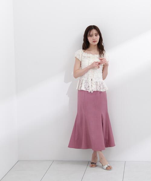 PROPORTION BODY DRESSING(プロポーションボディドレッシング)の「<a>レースフリルカットソー / 1216169501(Tシャツ/カットソー・レディース・ブラック/ホワイト/イエロー・FREE)」の18枚目の写真