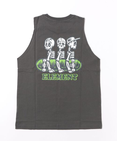 ELEMENT(エレメント)の「ELEMENT/エレメント タンクトップ キッズ BG025355(タンクトップ・キッズ・チャコール/グリーン・130cm/160cm/150cm/140cm)」の3枚目の写真