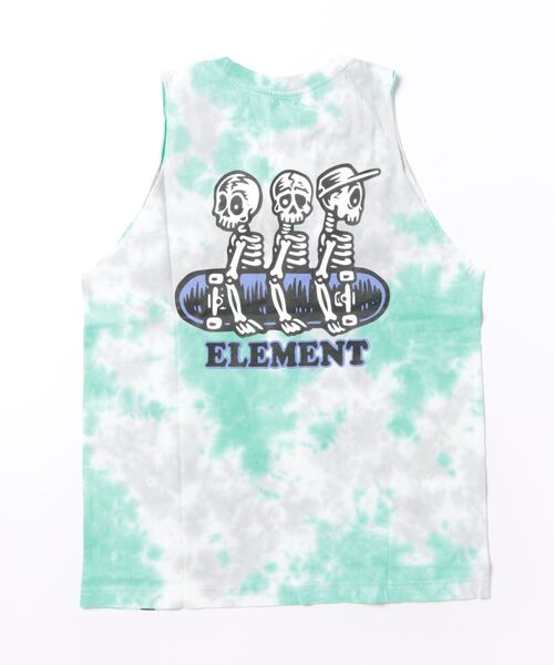 ELEMENT(エレメント)の「ELEMENT/エレメント タンクトップ キッズ BG025355(タンクトップ・キッズ・チャコール/グリーン・130cm/160cm/150cm/140cm)」の4枚目の写真
