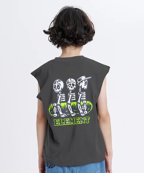 ELEMENT(エレメント)の「ELEMENT/エレメント タンクトップ キッズ BG025355(タンクトップ・キッズ・チャコール/グリーン・130cm/160cm/150cm/140cm)」の11枚目の写真