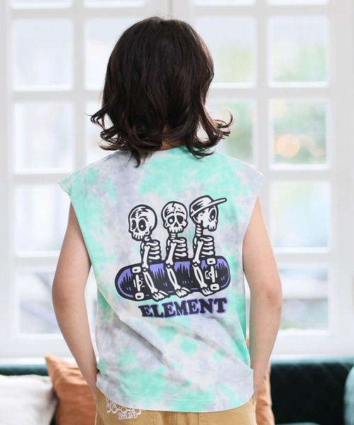 ELEMENT(エレメント)の「ELEMENT/エレメント タンクトップ キッズ BG025355(タンクトップ・キッズ・チャコール/グリーン・130cm/160cm/150cm/140cm)」の14枚目の写真