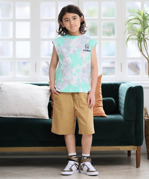 ELEMENT(エレメント)の「ELEMENT/エレメント タンクトップ キッズ BG025355(タンクトップ・キッズ・チャコール/グリーン・130cm/160cm/150cm/140cm)」の15枚目の写真
