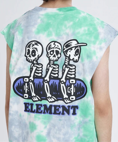 ELEMENT(エレメント)の「ELEMENT/エレメント タンクトップ キッズ BG025355(タンクトップ・キッズ・チャコール/グリーン・130cm/160cm/150cm/140cm)」の5枚目の写真