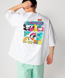 Disney（ディズニー）の「【OP:オーピー】水陸両用ミッキーTシャツ　バックプリント　吸汗速乾（Tシャツ/カットソー）」