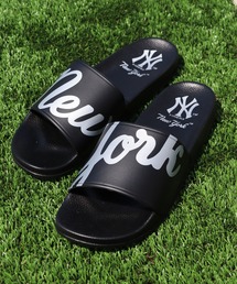 MLB（メジャーリーグベースボール）の「【MLB/メジャーリーグベースボール】スクリプトロゴ シャワーサンダル/リカバリーサンダル（サンダル）」