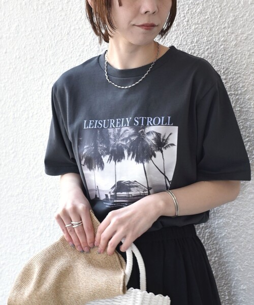 SHIPS for women  シップス 今期 今季 カットソー SHIPS any:〈洗濯機可能〉ワッフル ワイド TEE（Tシャツ/カットソー