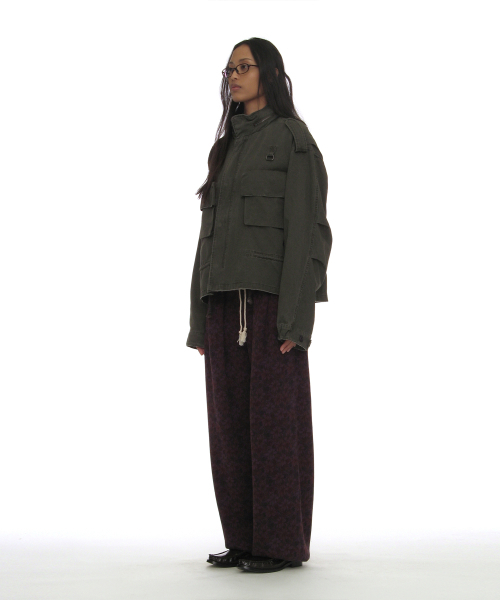 PARTIMENTO WOMEN(パルティメントウィメン)の「ウォッシュドクロップM65フィールドジャケット_カーキグリーン(その他アウター・レディース・その他・OS)」の3枚目の写真