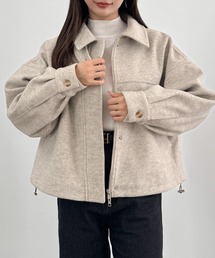 CENEA（セネア）の「ウールライクショートブルゾン（ブルゾン）」