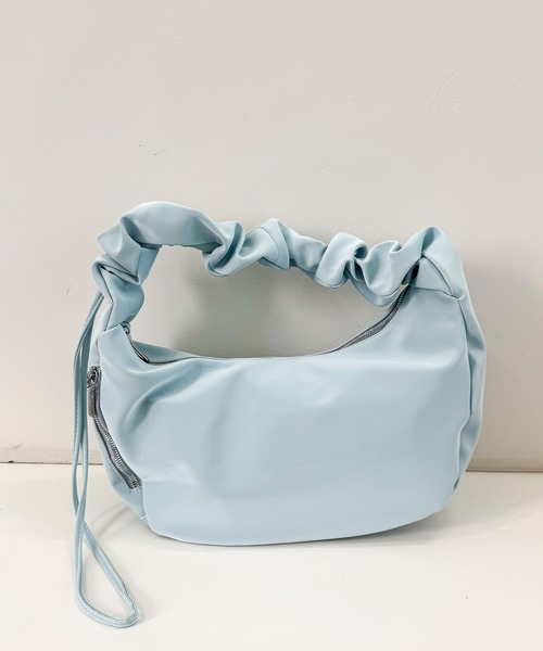 frunco（フランコ）の「ギャザーショルダーBAG（ショルダーバッグ・レディース・ブルー/ブラック/ピンク/ホワイト・FREE）」の5枚目の写真