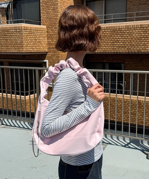 frunco（フランコ）の「ギャザーショルダーBAG（ショルダーバッグ・レディース・ブルー/ブラック/ピンク/ホワイト・FREE）」の17枚目の写真