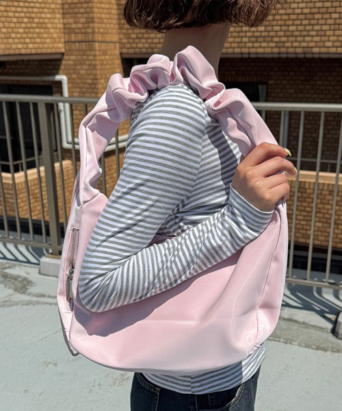 frunco（フランコ）の「ギャザーショルダーBAG（ショルダーバッグ・レディース・ブルー/ブラック/ピンク/ホワイト・FREE）」の18枚目の写真