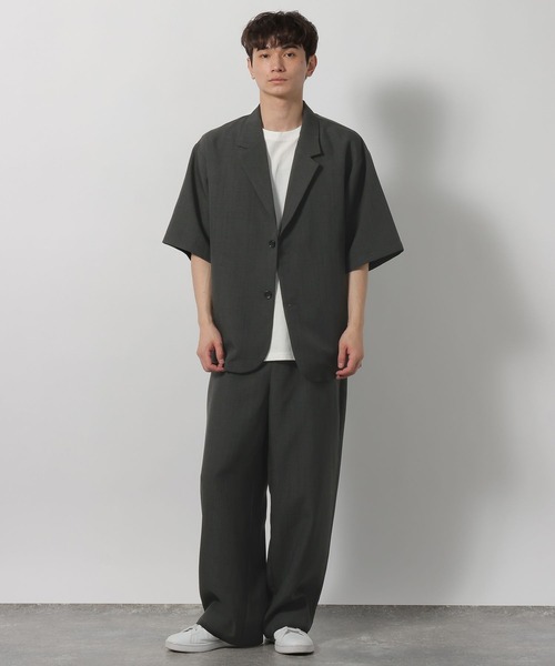 LAKOLE（ラコレ）の「メランジブッチャーシャツジャケット / 659678（シャツ/ブラウス・メンズ・ボルドー/サンドグレー/ライトグレー/ブラック・MEDIUM/LARGE）」の15枚目の写真