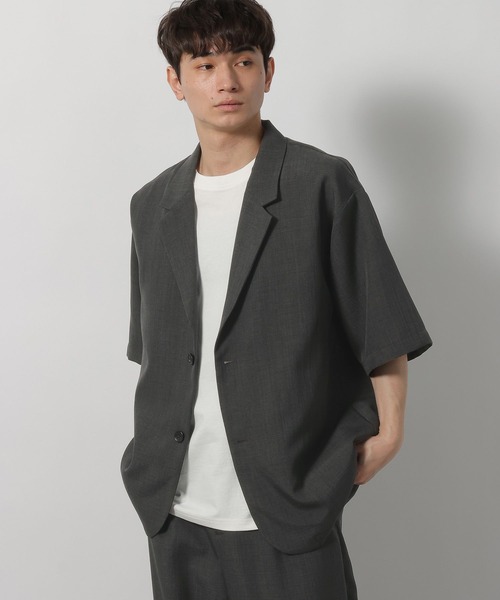 LAKOLE（ラコレ）の「メランジブッチャーシャツジャケット / 659678（シャツ/ブラウス・メンズ・ボルドー/サンドグレー/ライトグレー/ブラック・MEDIUM/LARGE）」の18枚目の写真