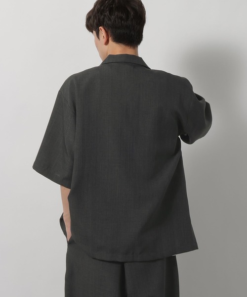 LAKOLE（ラコレ）の「メランジブッチャーシャツジャケット / 659678（シャツ/ブラウス・メンズ・ボルドー/サンドグレー/ライトグレー/ブラック・MEDIUM/LARGE）」の20枚目の写真