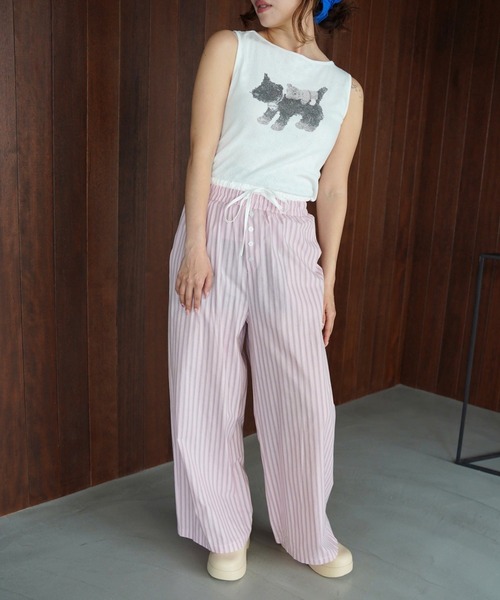 SANSeLF(サンセルフ)の「【SANSeLF】ハートジャガードアニマルトップス saw26s077(Tシャツ/カットソー・レディース・ホワイト・FREE)」の14枚目の写真