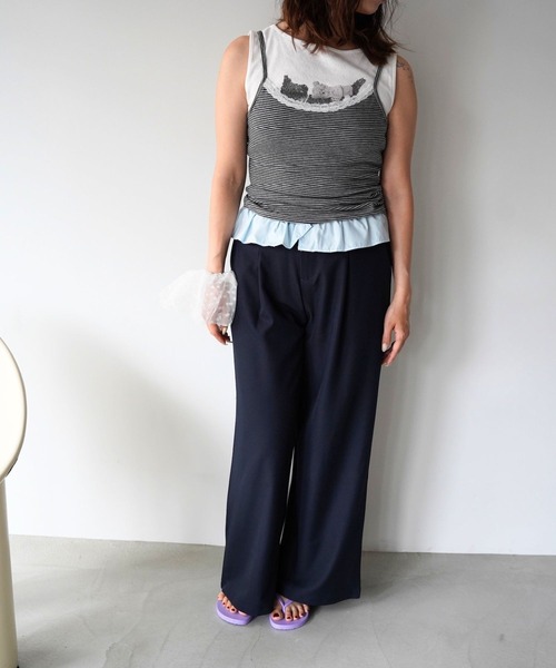 SANSeLF(サンセルフ)の「【SANSeLF】ハートジャガードアニマルトップス saw26s077(Tシャツ/カットソー・レディース・ホワイト・FREE)」の18枚目の写真