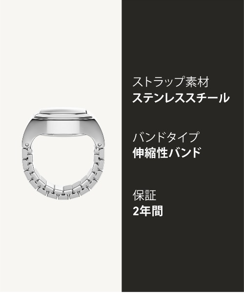 FOSSIL(フォッシル)の「フォッシル 腕時計 レディース アナログ ステンレス ES5482(アナログ腕時計・レディース・シルバー・FREE)」の9枚目の写真