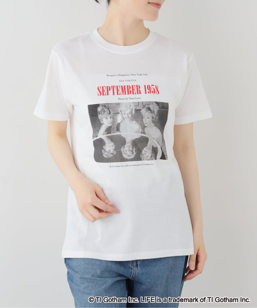 La TOTALITE(ラトータリテ)の「【洗える】GOOD ROCK SPEED / グッドロックスピード LIFE T-シャツ Ceptember(Tシャツ/カットソー・レディース・ホワイト・FREE)」の1枚目の写真