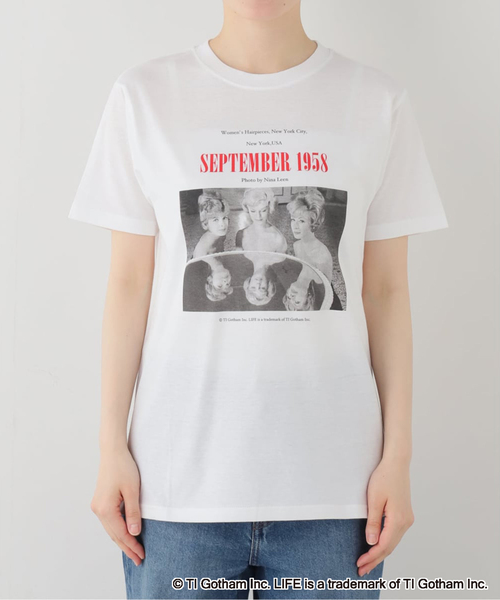 La TOTALITE(ラトータリテ)の「【洗える】GOOD ROCK SPEED / グッドロックスピード LIFE T-シャツ Ceptember(Tシャツ/カットソー・レディース・ホワイト・FREE)」の2枚目の写真