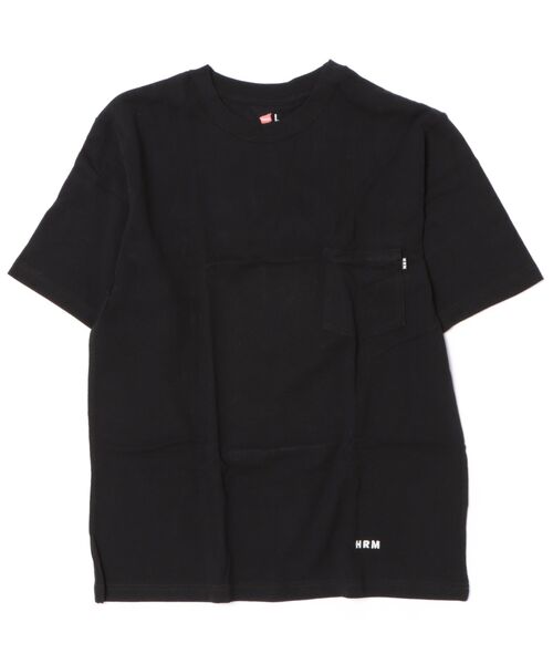 HOLLYWOOD RANCH MARKET(ハリウッドランチマーケット)の「Hanes × HOLLYWOOD RANCH MARKET /EXCLUSIVEヘビーウェイトポケット 2パック Tシャツ(Tシャツ/カットソー・メンズ・ブラック/ホワイト・M/L/S)」の5枚目の写真
