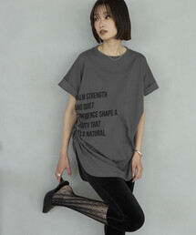 Firsthand | Firsthand/ファーストハンド オーガニックコットン シャーリングロゴ Tシャツ(Tシャツ/カットソー)