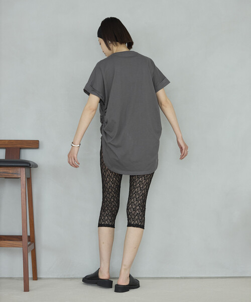 Firsthand(ファーストハンド)の「Firsthand/ファーストハンド オーガニックコットン シャーリングロゴ Tシャツ(Tシャツ/カットソー・レディース・チャコールグレー/ブラウン/ホワイト・FREE)」の13枚目の写真