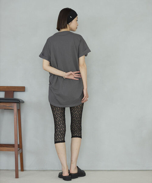 Firsthand(ファーストハンド)の「Firsthand/ファーストハンド オーガニックコットン シャーリングロゴ Tシャツ(Tシャツ/カットソー・レディース・チャコールグレー/ブラウン/ホワイト・FREE)」の14枚目の写真