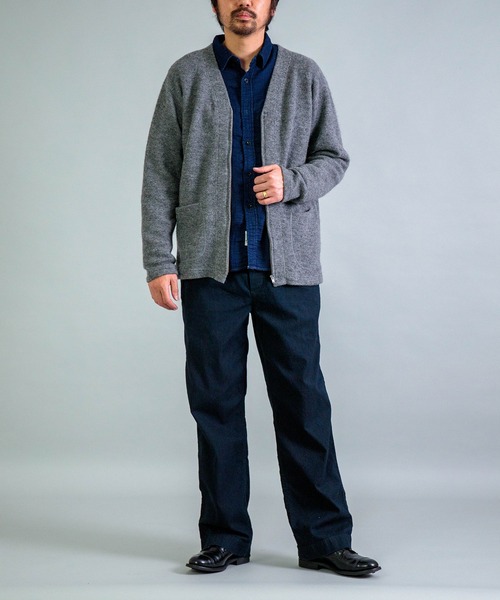 OMNIGOD（オムニゴッド）の「[OMNIGOD mens / オムニゴッド] インディゴ二重ガーゼ ワークシャツⅢ（シャツ/ブラウス・メンズ・インディゴブルー・2/3/4）」の5枚目の写真