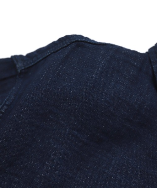 OMNIGOD（オムニゴッド）の「[OMNIGOD mens / オムニゴッド] インディゴ二重ガーゼ ワークシャツⅢ（シャツ/ブラウス・メンズ・インディゴブルー・2/3/4）」の7枚目の写真