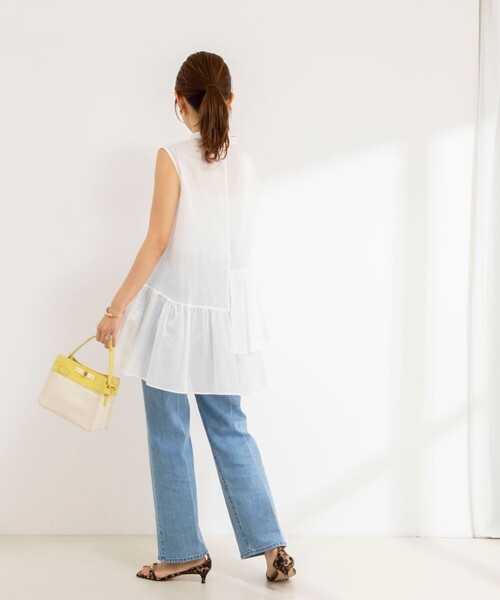 NOLLEY’S(ノーリーズ)の「ウォッシャブル綿ティアードブラウス(シャツ/ブラウス・レディース・ブラック/ブルー/ホワイト・FREE)」の19枚目の写真