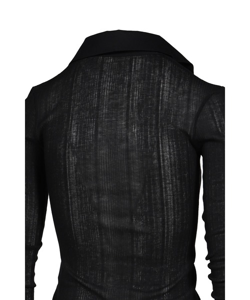 BOHEMSEO（ボヘミアンソウル）の「TENCEL COLLAR SHIRT（シャツ/ブラウス・レディース・ホワイト/ブラック・OS）」の10枚目の写真