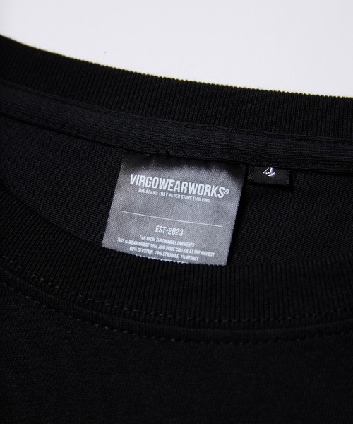 VIRGOwearworks（ヴァルゴウェアワークス）の「VGW Circus Wide Tee（Tシャツ/カットソー・メンズ・ホワイト/ブラック・3/4/2/5）」の5枚目の写真